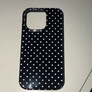 Polka Dot Black and White Phone Case